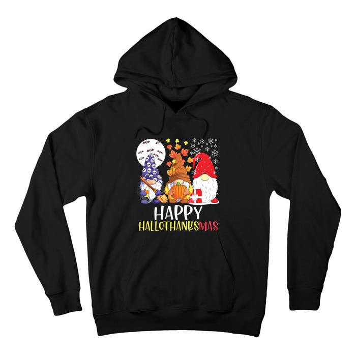 Happy Hallothanksmas Gnomes Tall Hoodie