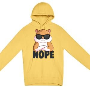 Hamster Hammy Girls Gift Premium Pullover Hoodie