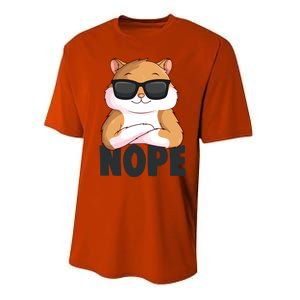 Hamster Hammy Girls Gift Performance Sprint T-Shirt