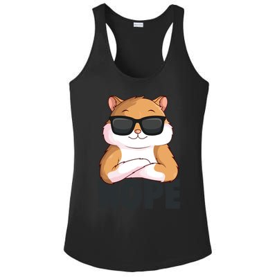 Hamster Hammy Girls Gift Ladies PosiCharge Competitor Racerback Tank