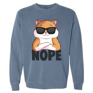 Hamster Hammy Girls Gift Garment-Dyed Sweatshirt