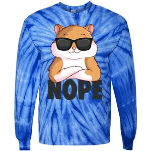 Hamster Hammy Girls Gift Tie-Dye Long Sleeve Shirt