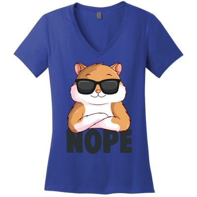 Hamster Hammy Girls Gift Women's V-Neck T-Shirt