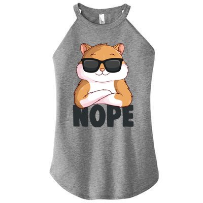 Hamster Hammy Girls Gift Women’s Perfect Tri Rocker Tank