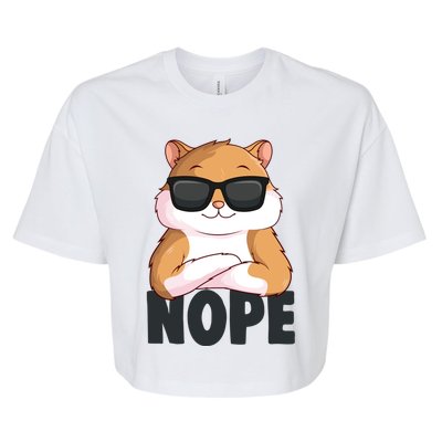 Hamster Hammy Girls Gift Bella+Canvas Jersey Crop Tee