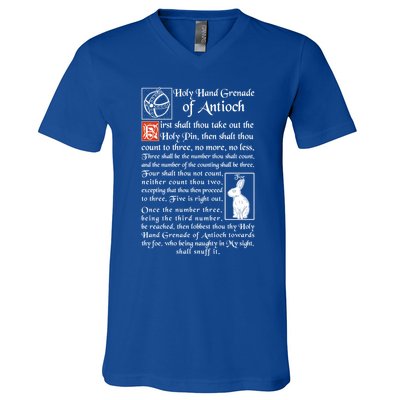 Holy Hand Grenade Of Antioch Gift V-Neck T-Shirt