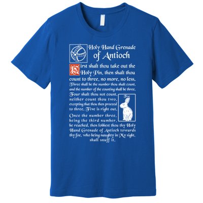 Holy Hand Grenade Of Antioch Gift Premium T-Shirt