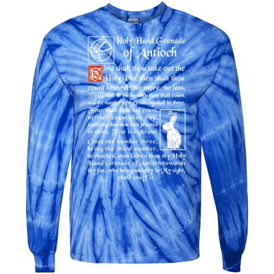 Holy Hand Grenade Of Antioch Gift Tie-Dye Long Sleeve Shirt