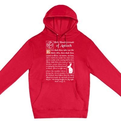 Holy Hand Grenade Of Antioch Gift Premium Pullover Hoodie