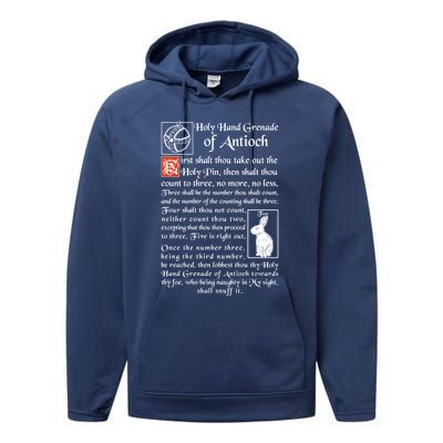 Holy Hand Grenade Of Antioch Gift Performance Fleece Hoodie