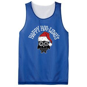 Happy Hoomeaningful Giftlidays Funny Owl Pun Christmas Owl Cute Gift Mesh Reversible Basketball Jersey Tank