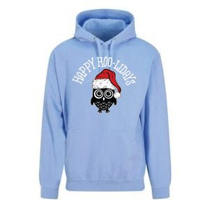 Happy Hoomeaningful Giftlidays Funny Owl Pun Christmas Owl Cute Gift Unisex Surf Hoodie