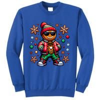 Hip Hop Gingerbread Man Xmas Funny Christmas Sweatshirt