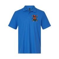 Hip Hop Gingerbread Man Xmas Funny Christmas Softstyle Adult Sport Polo