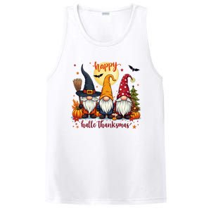 Happy Hallothanksmas Gnome Halloween Thanksgiving Christmas PosiCharge Competitor Tank