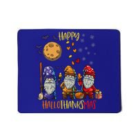 Happy HalloThanksMas Gnomes Halloween Thanksgiving Christmas Cute Mousepad