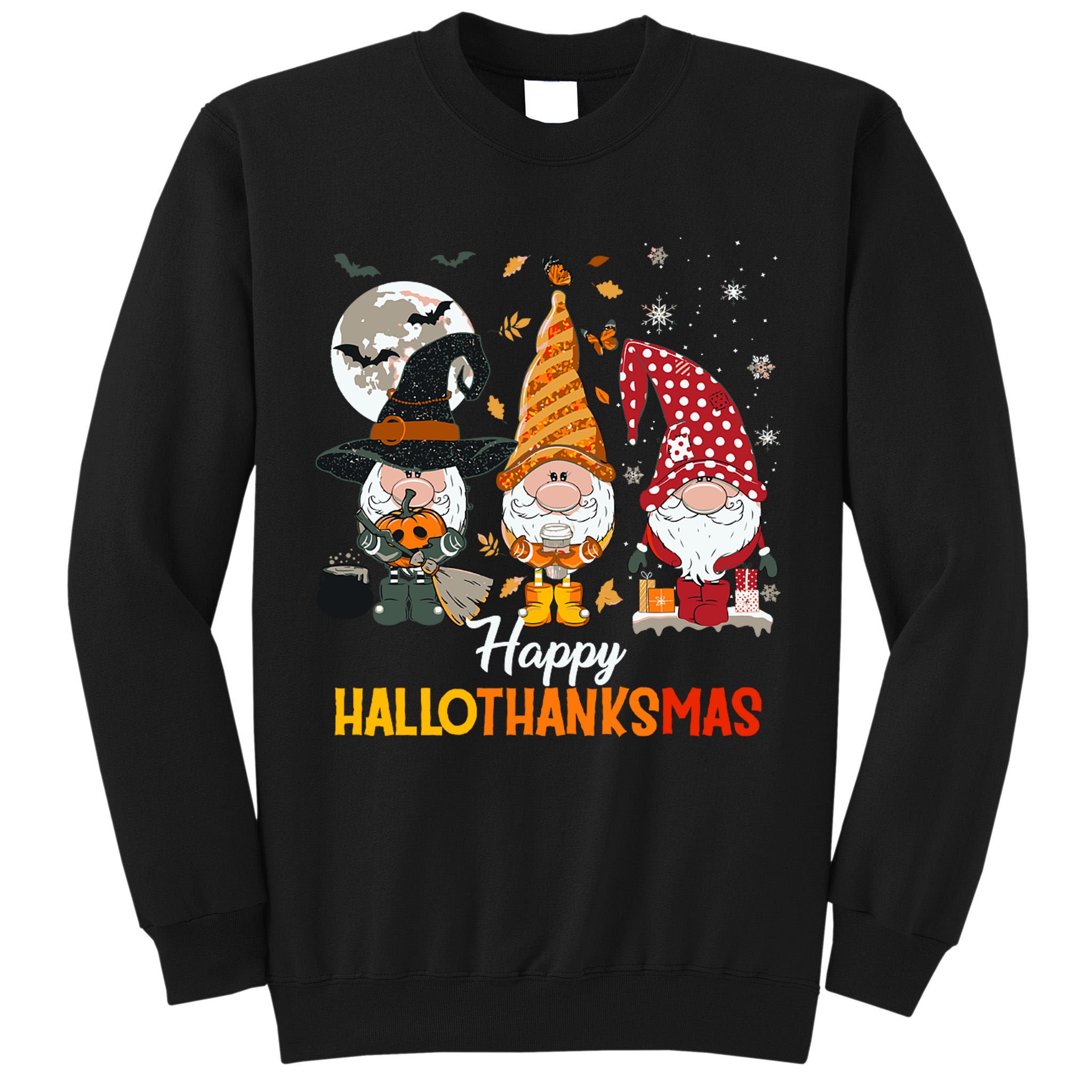 Happy Hallothanksmas Ghomes Tall Sweatshirt