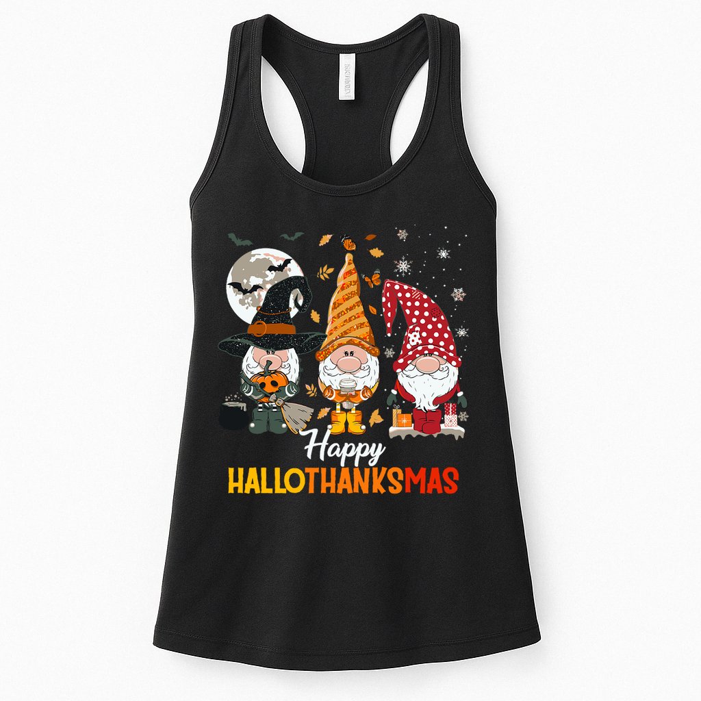 Happy Hallothanksmas Ghomes Womens Tank Top