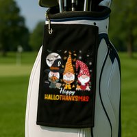 Happy Hallothanksmas Ghomes Golf Towel