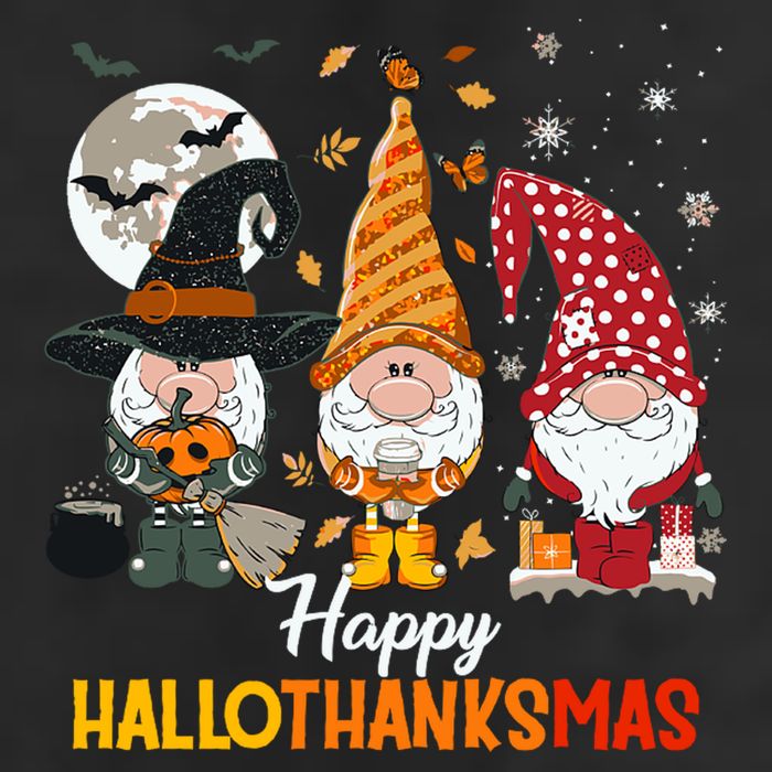 Happy Hallothanksmas Ghomes Golf Towel