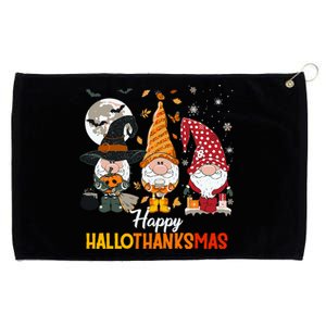 Happy Hallothanksmas Ghomes Grommeted Golf Towel