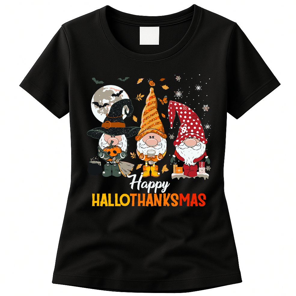 Happy Hallothanksmas Ghomes Womens T-Shirt