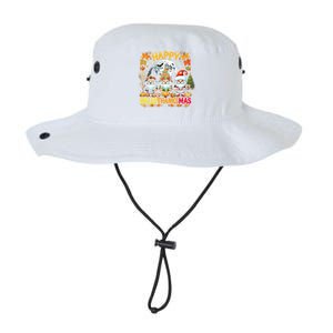 Happy Hallothanksmas Gnomes Lover Halloween Merry Christmas Legacy Cool Fit Booney Bucket Hat