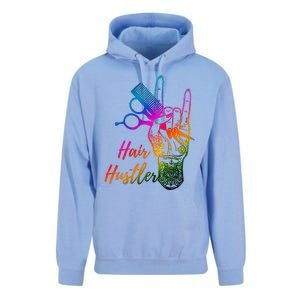 Hair Hustler Hair Stylist Hairdresser Barber Retro Unisex Surf Hoodie