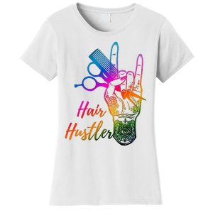 Hair Hustler Hair Stylist Hairdresser Barber Retro Women's T-Shirt