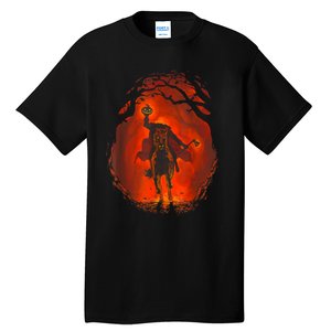 Halloween Headless Horseman Folklore Pumpkin JackOLantern Tall T-Shirt