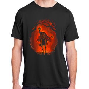 Halloween Headless Horseman Folklore Pumpkin JackOLantern Adult ChromaSoft Performance T-Shirt