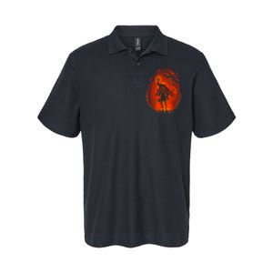 Halloween Headless Horseman Folklore Pumpkin JackOLantern Softstyle Adult Sport Polo