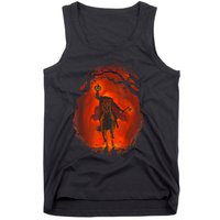 Halloween Headless Horseman Folklore Pumpkin JackOLantern Tank Top