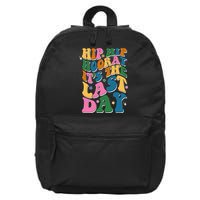 Hip Hip Hooray Its The Last Day Schools Out 16 in Basic Backpack