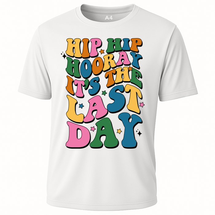 Hip Hip Hooray Its The Last Day Schools Out Cooling Performance Crew T-Shirt