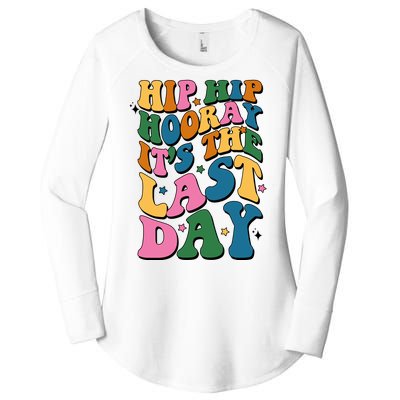 Hip Hip Hooray Its The Last Day Schools Out Women's Perfect Tri Tunic Long Sleeve Shirt