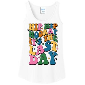 Hip Hip Hooray Its The Last Day Schools Out Ladies Essential Tank