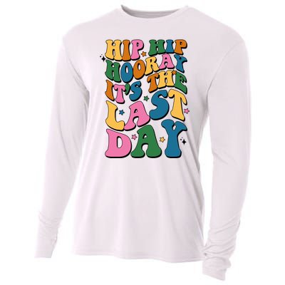 Hip Hip Hooray Its The Last Day Schools Out Cooling Performance Long Sleeve Crew