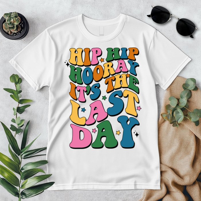 Hip Hip Hooray Its The Last Day Schools Out Premium T-Shirt
