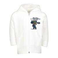 Hip Hop Heartbeat: Living It Not Just Doing It! Toddler Zip Fleece Hoodie