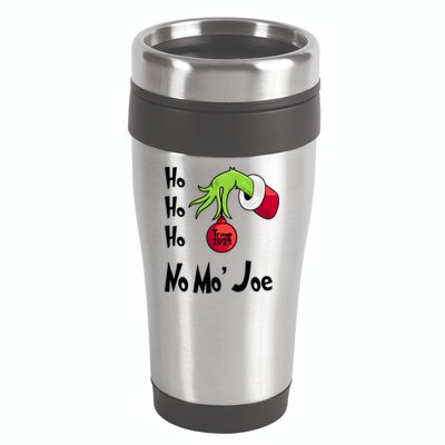 Ho Ho Ho No More Joe Trump 2024 Funny Christmas 16oz Travel Tumbler