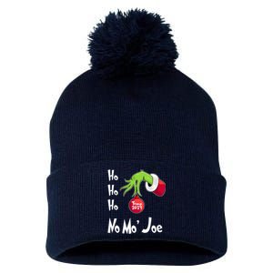 Ho Ho Ho No More Joe Trump 2024 Funny Christmas Pom Pom 12in Knit Beanie