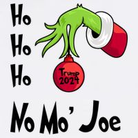 Ho Ho Ho No More Joe Trump 2024 Funny Christmas Sweatshirt