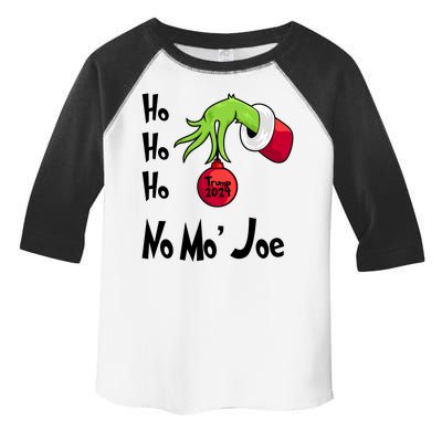 Ho Ho Ho No More Joe Trump 2024 Funny Christmas Toddler Fine Jersey T-Shirt