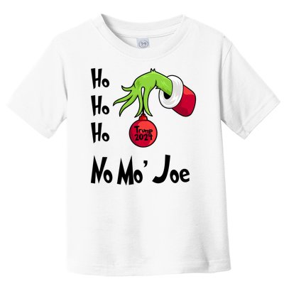 Ho Ho Ho No More Joe Trump 2024 Funny Christmas Toddler T-Shirt