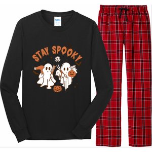 Hairdresser Halloween Hairstylist Ghost Ghoul Long Sleeve Pajama Set