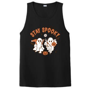 Hairdresser Halloween Hairstylist Ghost Ghoul PosiCharge Competitor Tank