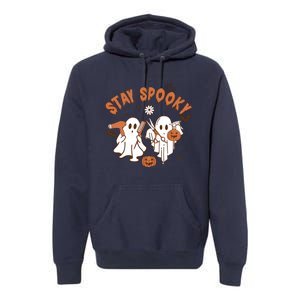 Hairdresser Halloween Hairstylist Ghost Ghoul Premium Hoodie