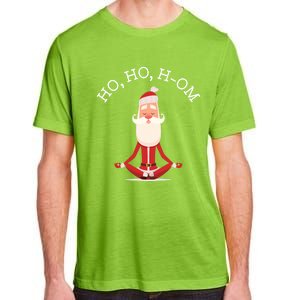 Ho Ho Hom Gift With Skinny Yoga Santa Adult ChromaSoft Performance T-Shirt