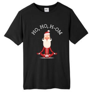 Ho Ho Hom Gift With Skinny Yoga Santa Tall Fusion ChromaSoft Performance T-Shirt